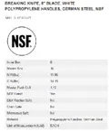 resources of Spec Sheet