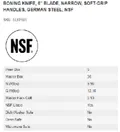 resources of Spec Sheet