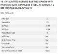 resources of Spec Sheet