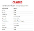 resources of Spec Sheet