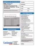 resources of Spec Sheet