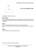 resources of ASSEMBLY INSTRUCTIONS