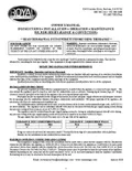 resources of Owner's Manual