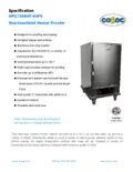 resources of Spec Sheet