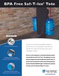 resources of Saf T Ice Tote BPA free Brochure