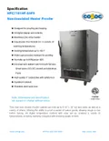 resources of Spec Sheet