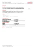 resources of Spec Sheet