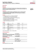 resources of Spec Sheet
