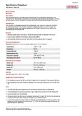 resources of Spec Sheet
