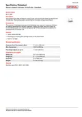 resources of Spec Sheet