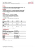 resources of Spec Sheet