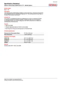 resources of Spec Sheet