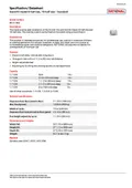 resources of Spec Sheet