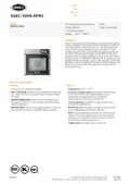 resources of Spec Sheet