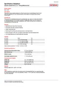 resources of Spec Sheet