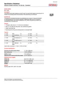 resources of Spec Sheet