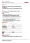 resources of Spec Sheet