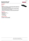resources of Spec Sheet