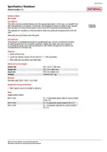 resources of Spec Sheet