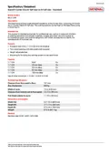resources of Spec Sheet