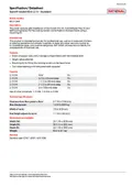 resources of Spec Sheet