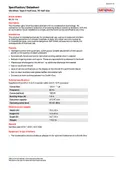 resources of Spec Sheet