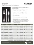 resources of Spec Sheet