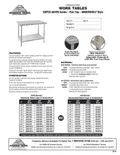 resources of Spec Sheet