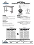 resources of Spec Sheet