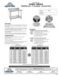 resources of Spec Sheet