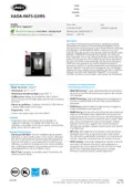 resources of Spec Sheet French
