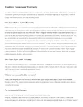 resources of Warranty
