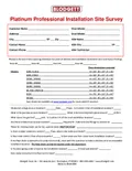 resources of Site Survey Checklist