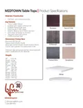 resources of Spec Sheet