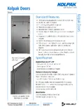 resources of Door Spec Sheet