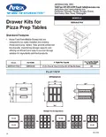 resources of Drawer Kits for Pizza Prep Tables