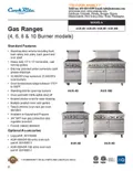 resources of Spec Sheet