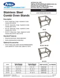resources of Stand and stacking kit Spec sheet
