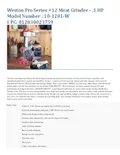 resources of Spec Sheet