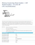 resources of Spec Sheet