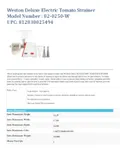 resources of Spec Sheet