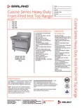 resources of Spec Sheet
