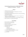 resources of Spec Sheet