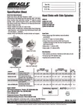 resources of Spec Sheet