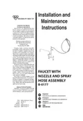 resources of Installation And Maintenance Instructions
