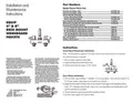 resources of Installation And Maintenance Instructions