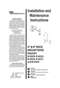 resources of Installation And Maintenance Instructions