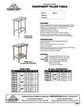 resources of Spec Sheet
