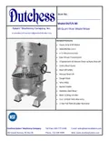 resources of Spec Sheet