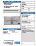 resources of Spec Sheet